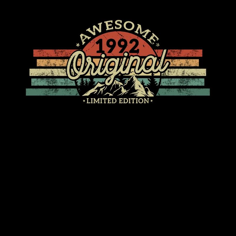 Geburtstag 1992 Vintage Retro