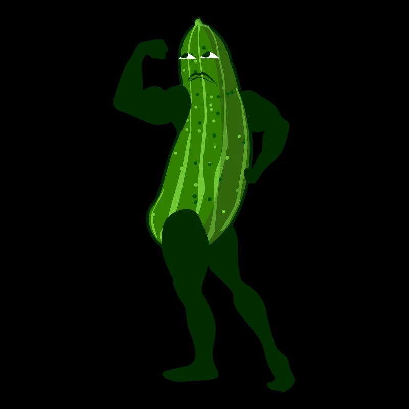 Culturiste Concombre Concombre Musculation