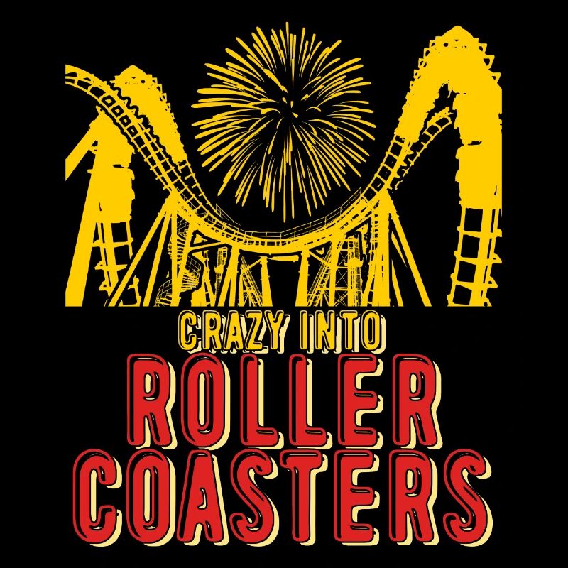 Parc d’attractions Montagnes russes Roller coaster riders