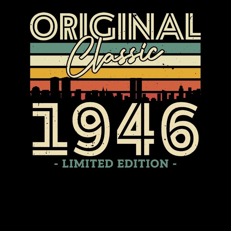 Vintage Geburtstagsgeschenk 1946 Klassisch