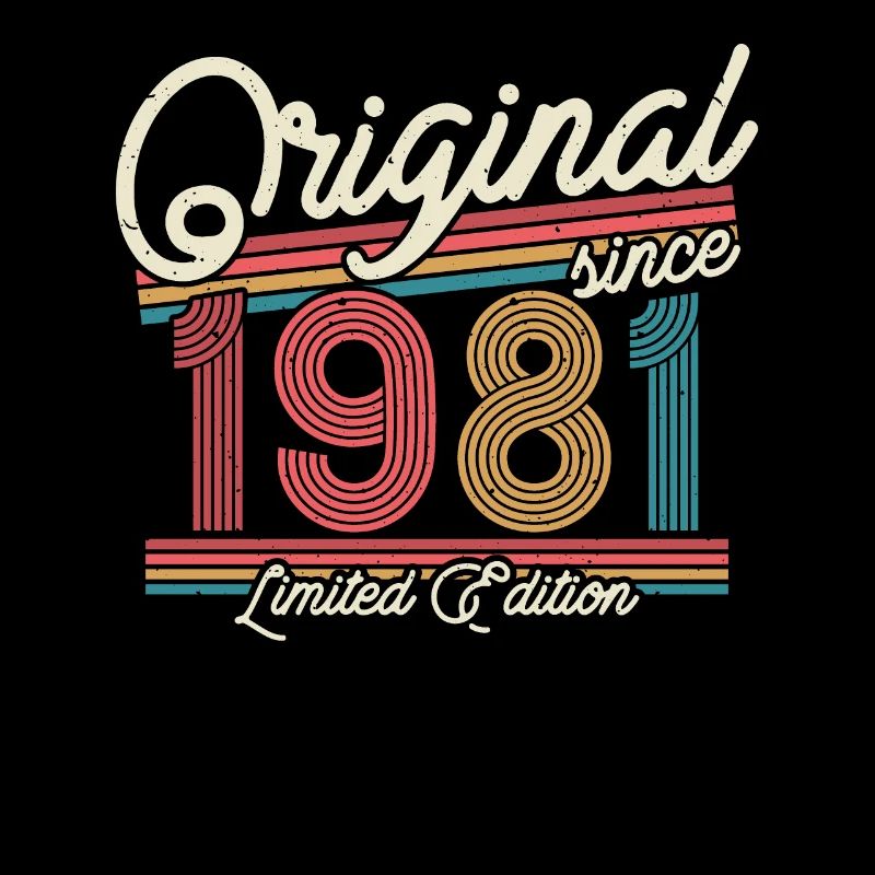Millésime 1981 Cadeau 42/43 ans