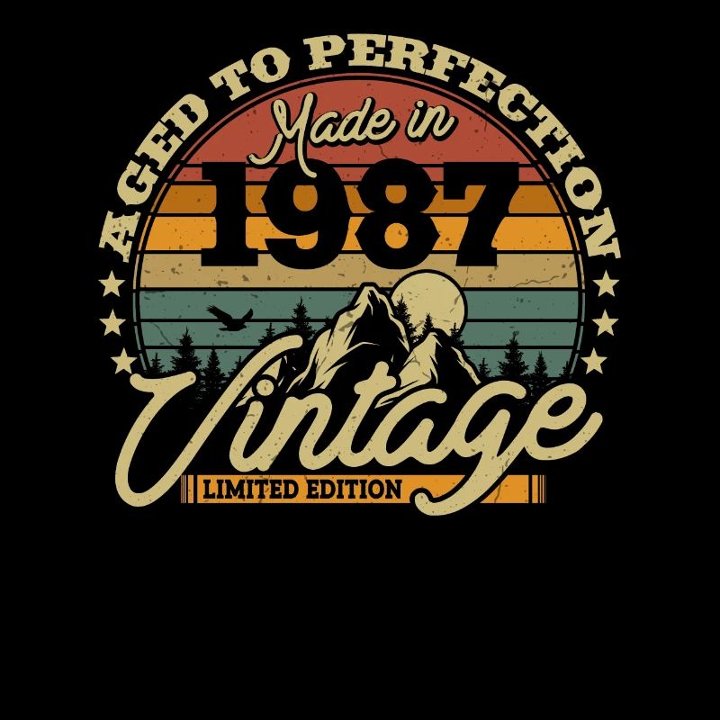 Vintage Geburtstagsgeschenk 1987