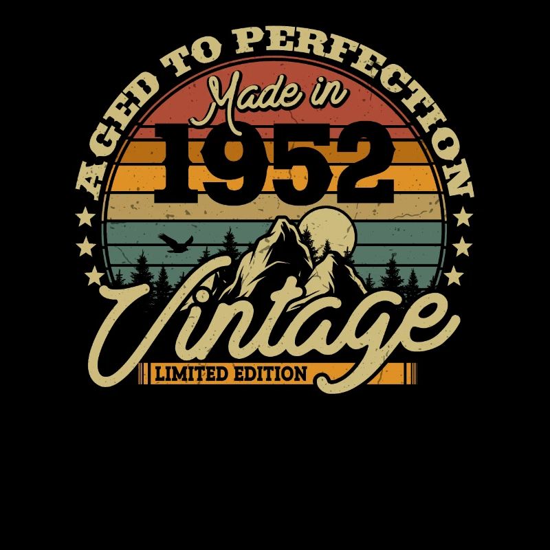 Vintage Gift 1952 - 71/72 Years