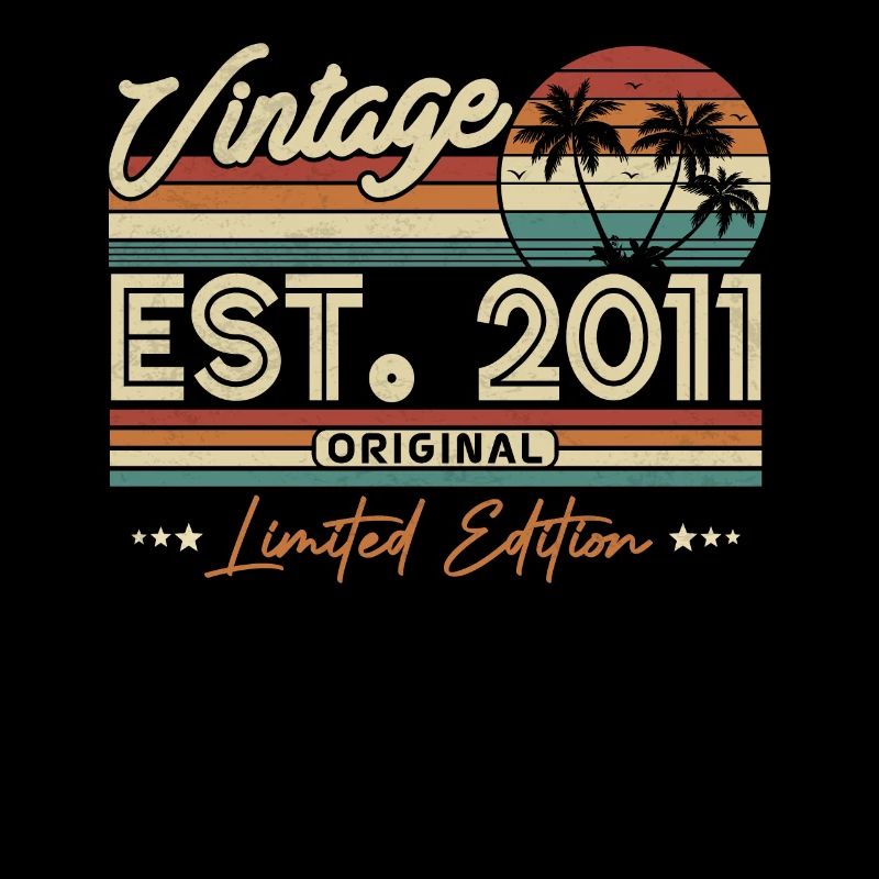 Cadeau d’anniversaire vintage 2011, 12/13 ans