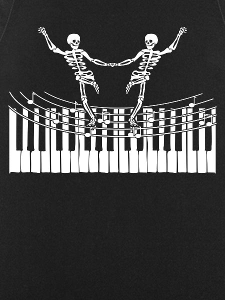 Skeleton Skeletons Piano Dancing