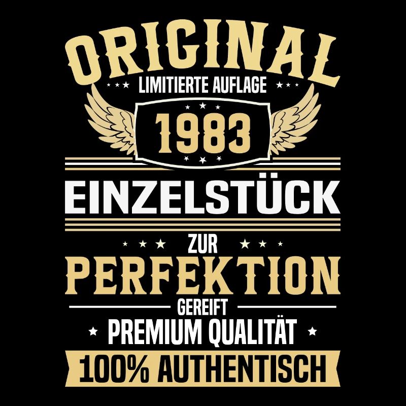 Vintage 1983 - Perfektes 40. Geburtstagsgeschenk