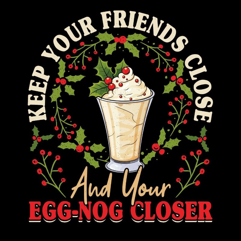 Gardez vos amis près de la crème glacée Eggnog Closer