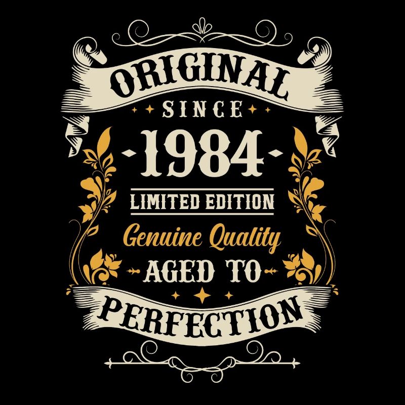 Retro Geburtstagsgeschenk 1984 Original