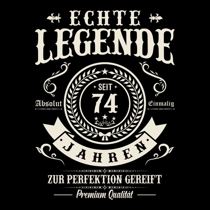 Legendäres Geschenkidee 74 Jahre