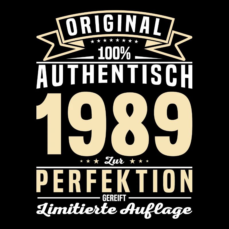 Vintage 1989 - Authentisches Geburtstagsgeschenk