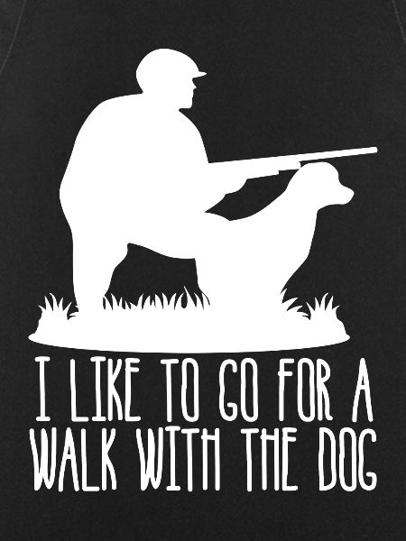 Hunter with Dog Hunting