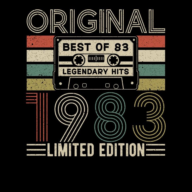 1983 Vintage Geburtstag