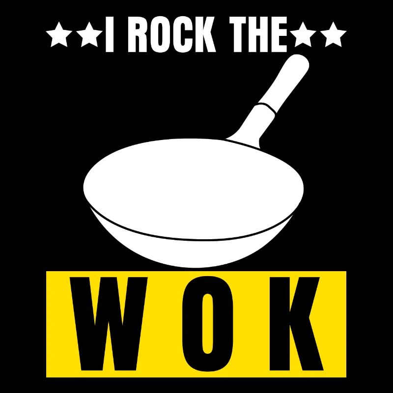 Wok de cuisine asiatique