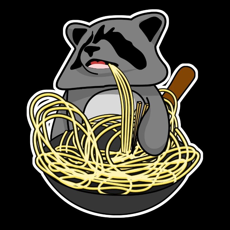 Wok Pan Raccoon