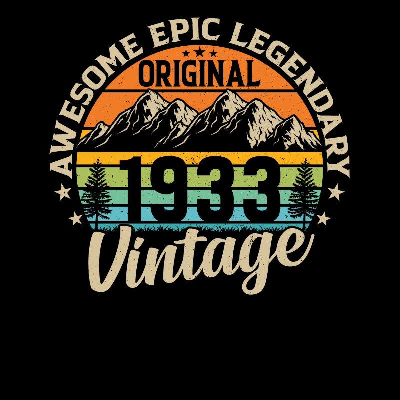 1933 - Vintage 90. Geburtstag