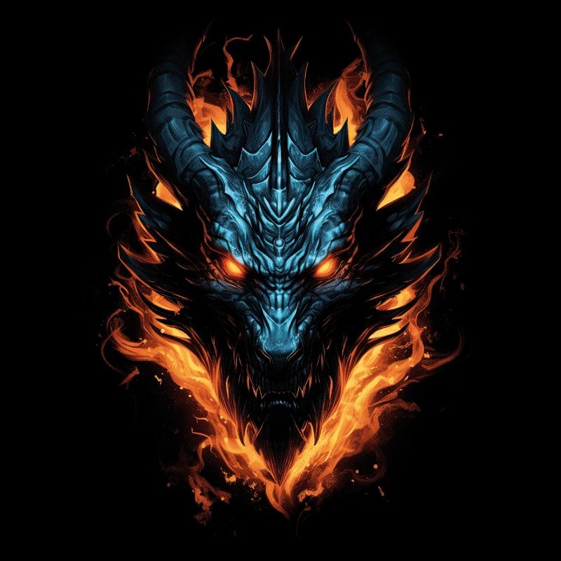 Dragon, Fire, Mystical, Dragon