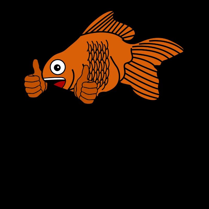 Poisson rouge Poisson rouge heureux