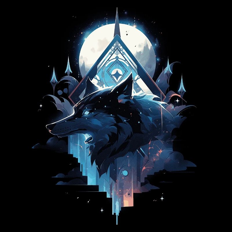 Majestic Wolf Wolves