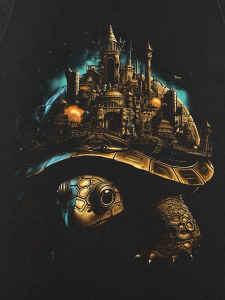 Steampunk Fantasy City Turtle