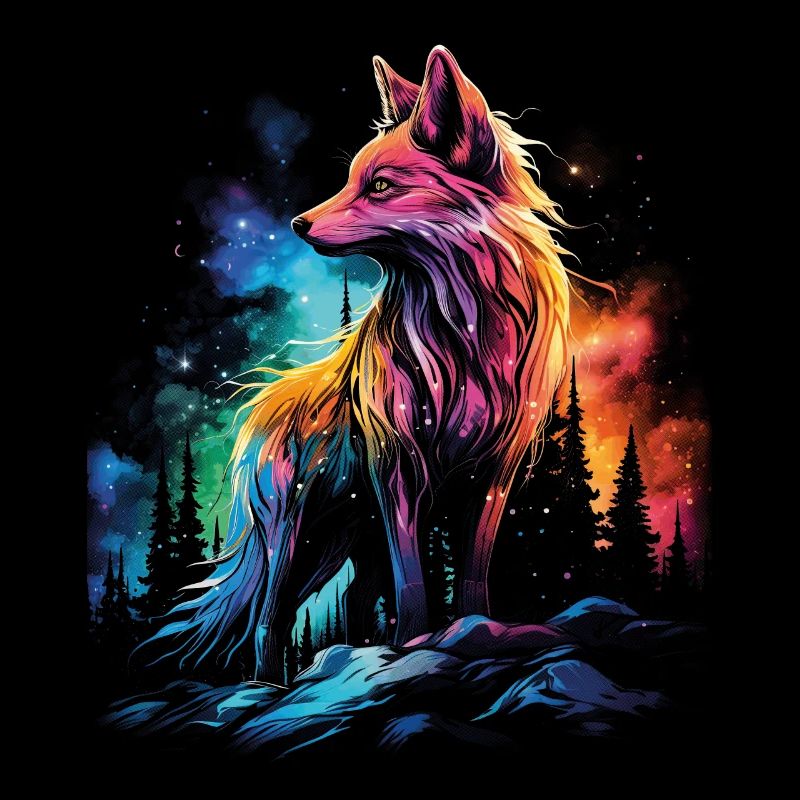 Fox Foxes Fantasy Illustration