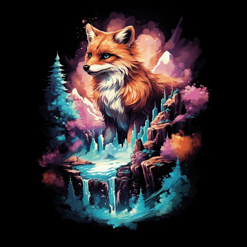 Fox Foxes Fantasy Illustration