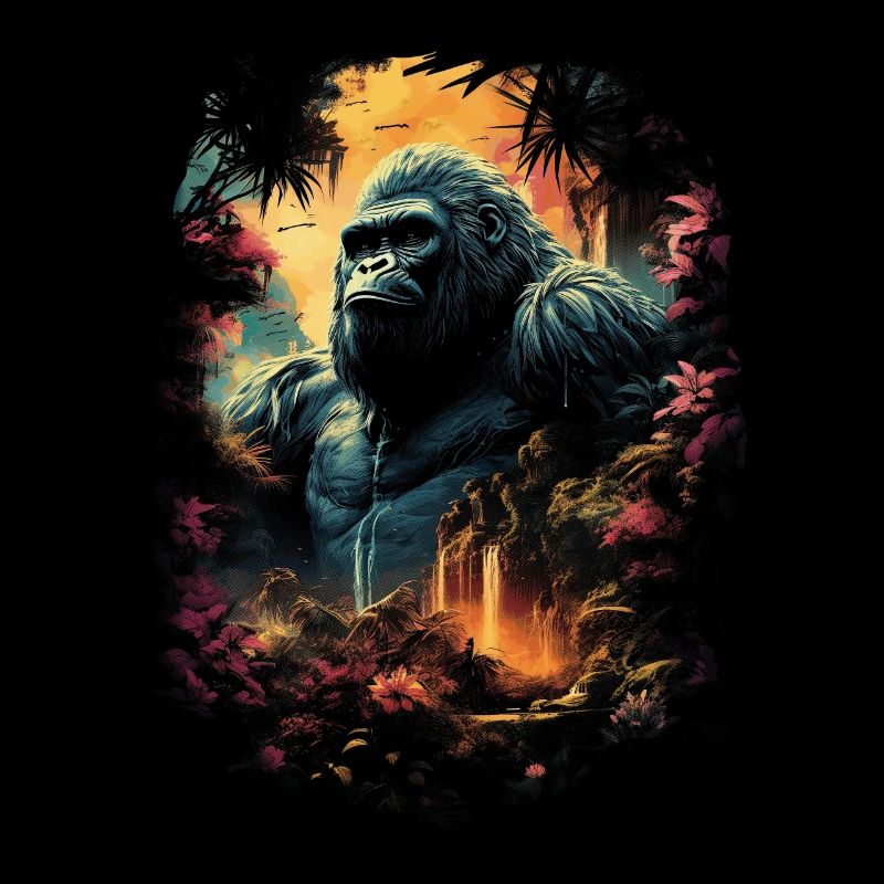 Gorilla Artwork Nature Animal