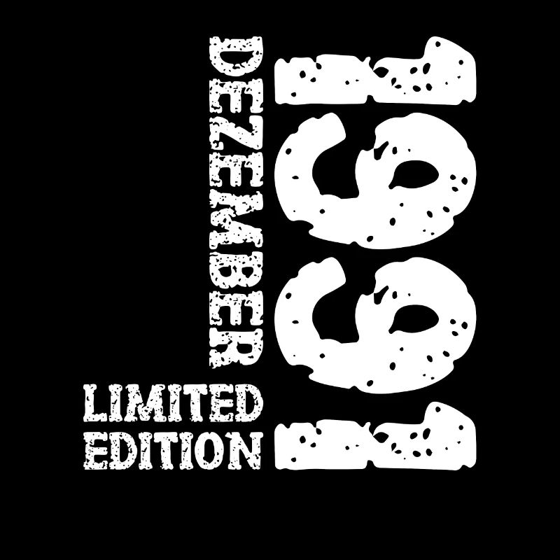 1991 Dezember Limited Edition 32. Geburtstag Deko