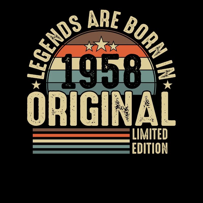 Legends are born in 1958
