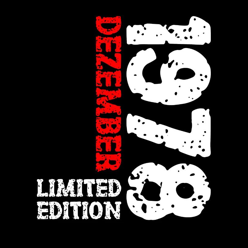 1978 Dezember Limited Edition 45. Geburtstag Deko