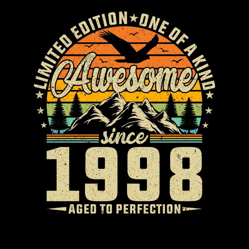 Vintage 1998 - Retro Birthday Gift Idea