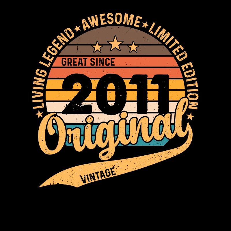 Vintage Legend 2011 - Retro Birthday Gift Idea