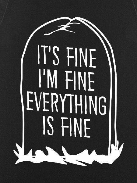 It's fine. I'm fine.