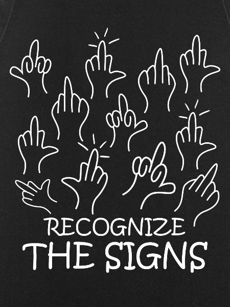 Middle Finger Misanthrope Grumpy