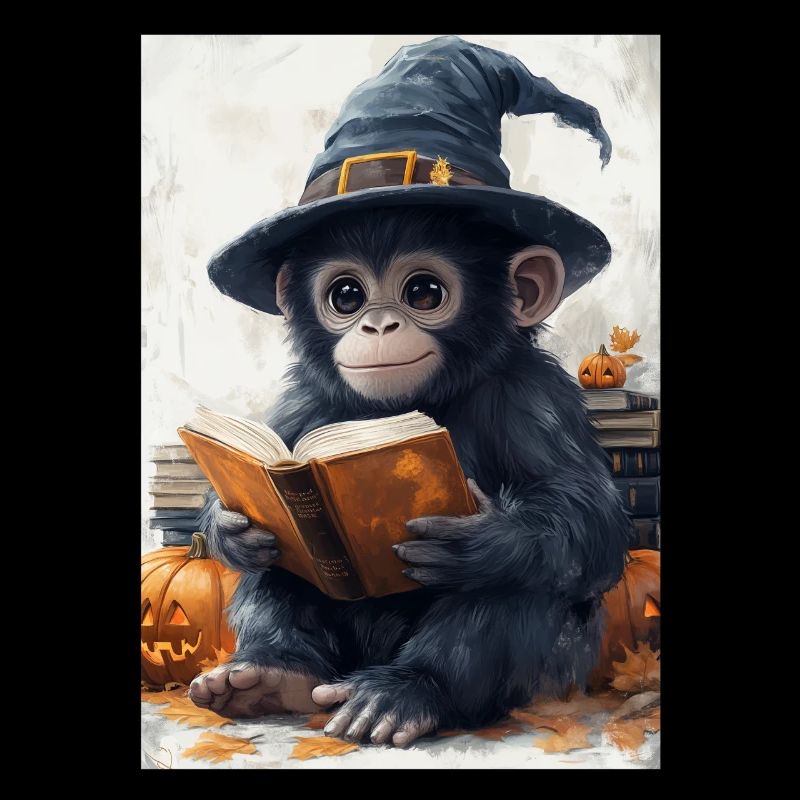 Halloween Geschenk Frauen Affe Männer Kinder Deko