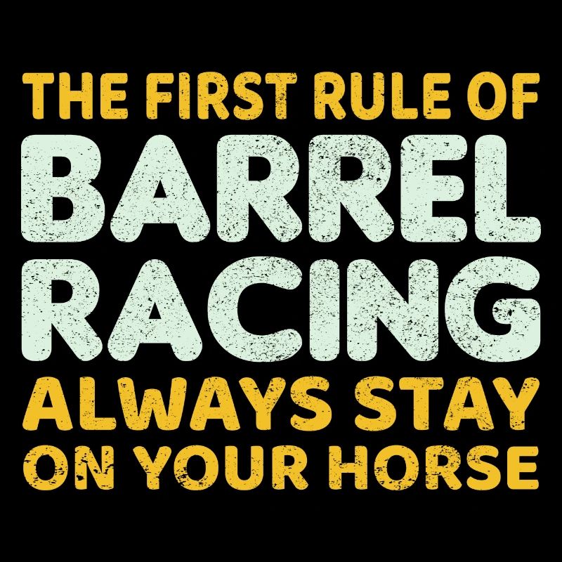 Barrel Racer Équitation Course Rodéo Drôle