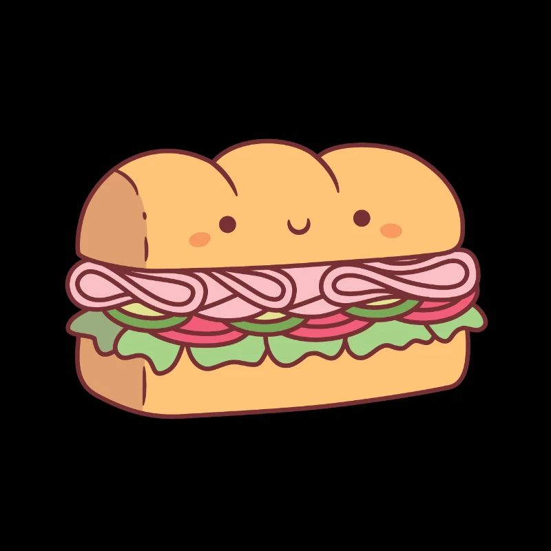 Cute Submarine Sandwich Bread