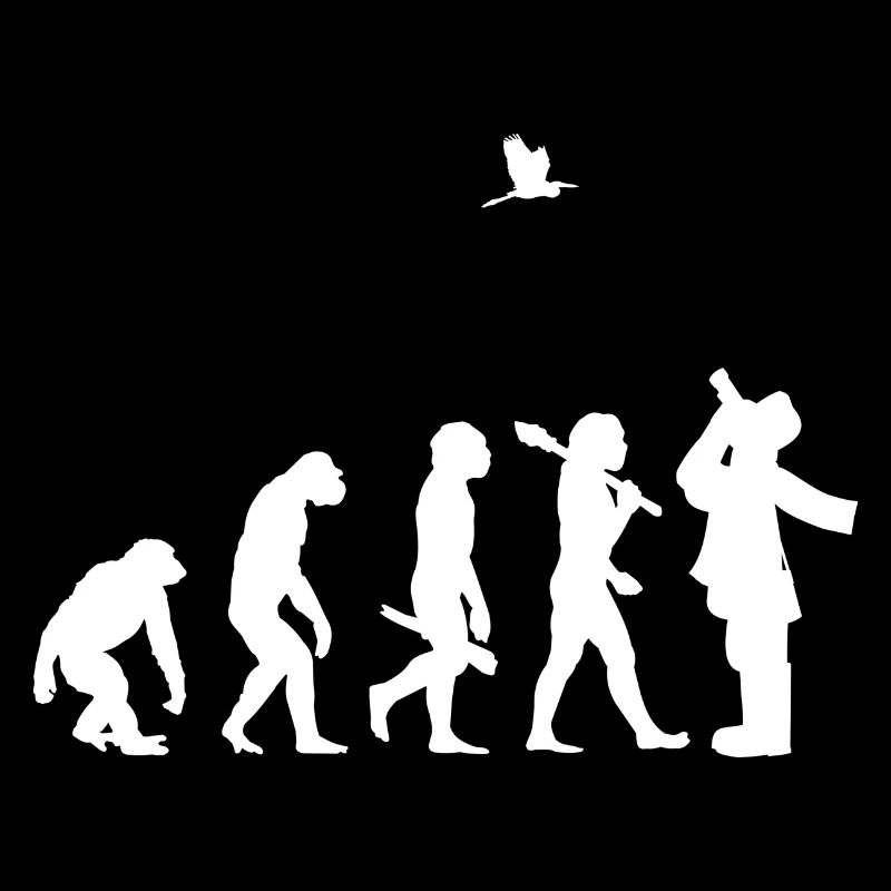 evolution Vogelbeobachter ornithologie Geschenk i