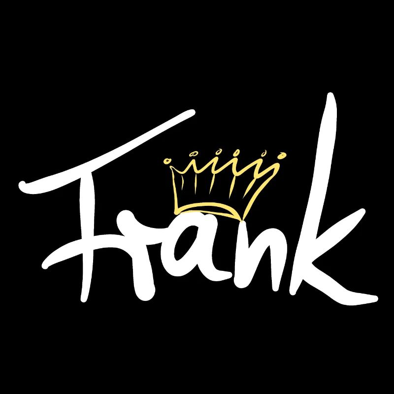 Crown name name tag Frank