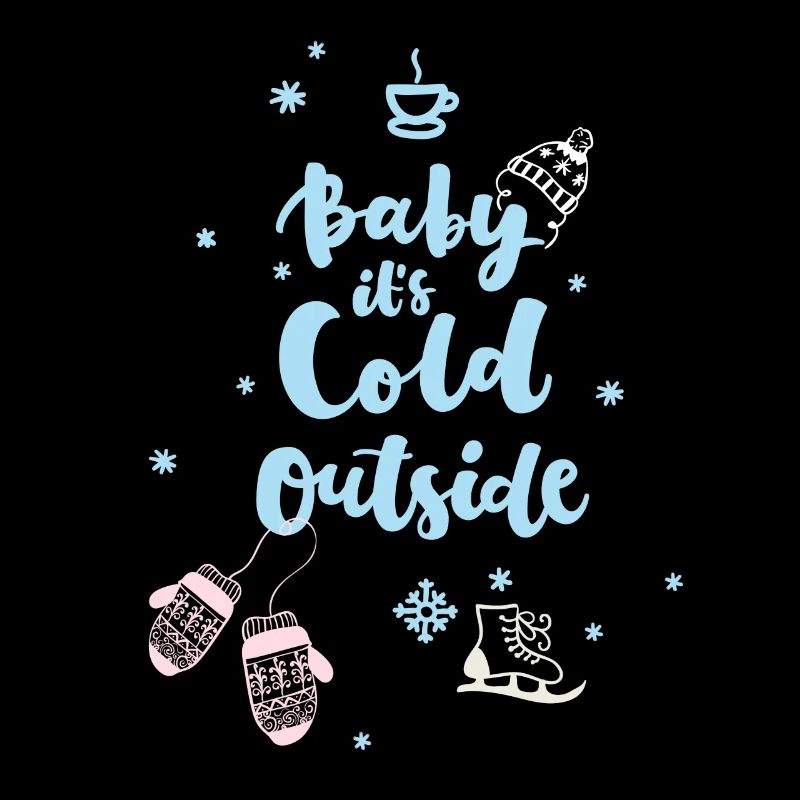 cold baby Spruch Winter Eis Schlittschuh Schnee