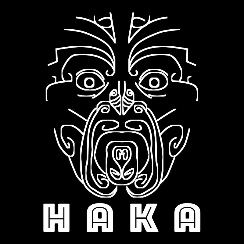 Maori Haka face tattoo