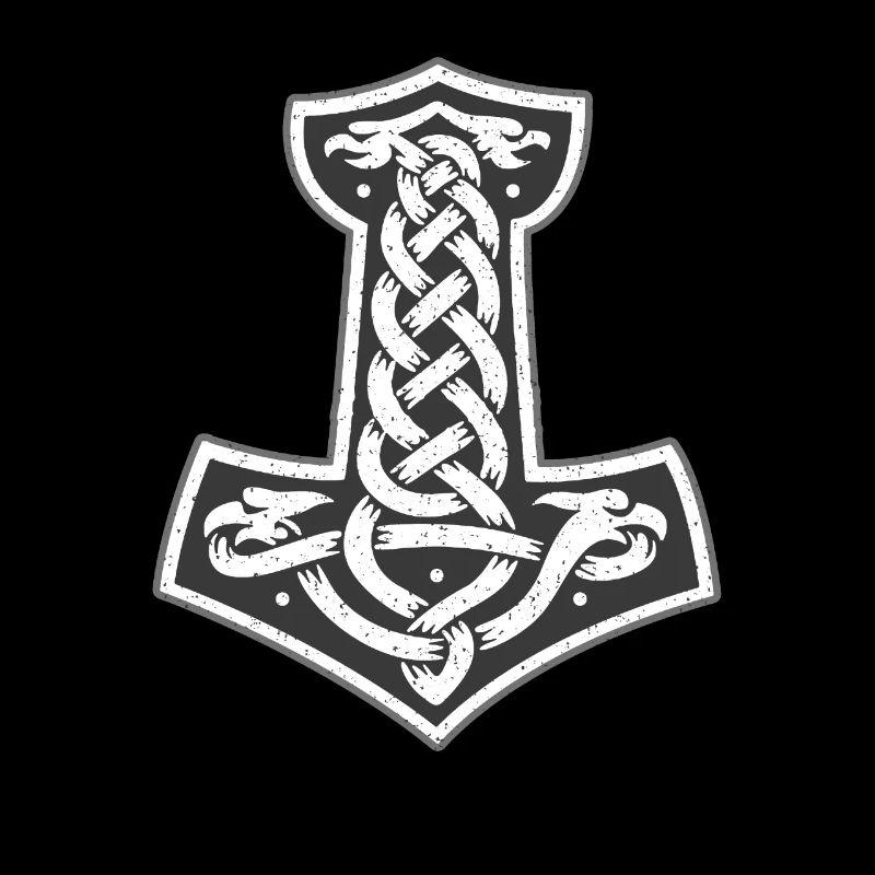 Mitologia norrena di Thor Hammer Runes Thor