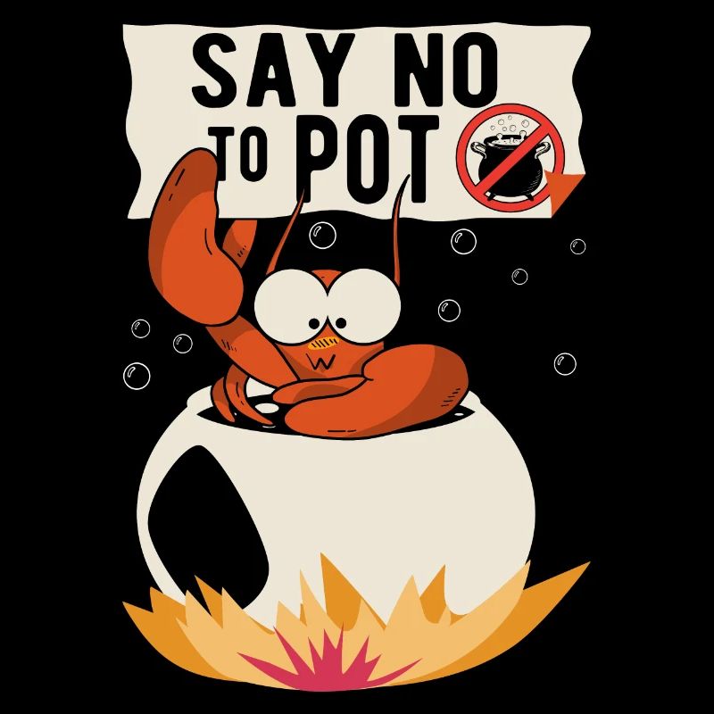 Crabs cook pun Funny crayfish