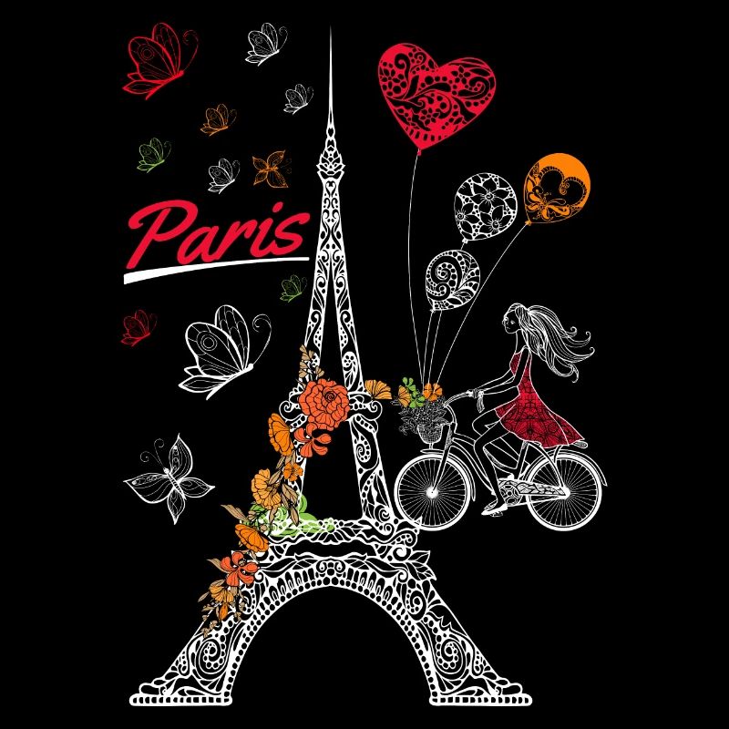 Liebe Paris Reise Frankreich Blume Eiffelturm