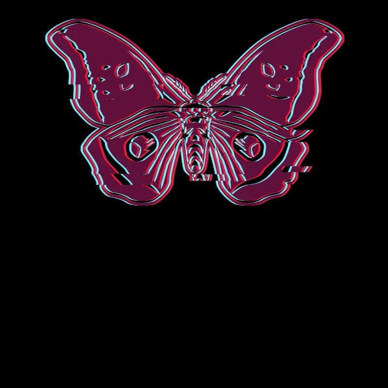 Moth Motten Vaporwave Motte Occulte Goth