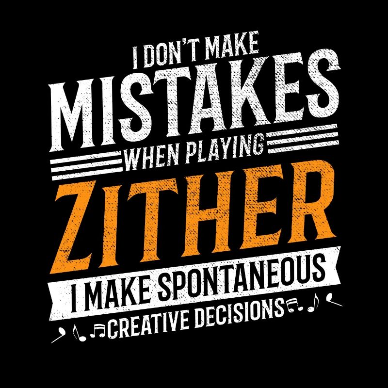 Zither Music Lover Creative Zither Player