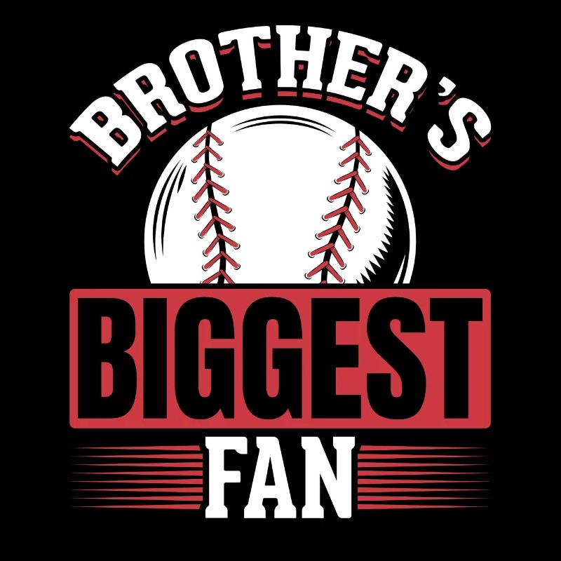 Kleine Schwester Baseball Bruder Fan