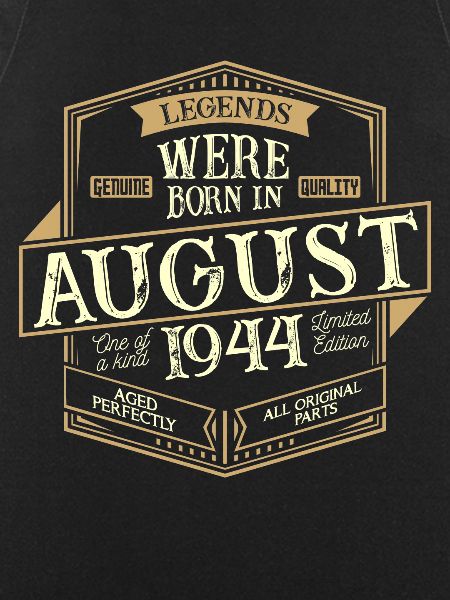 August 1944 birthday man