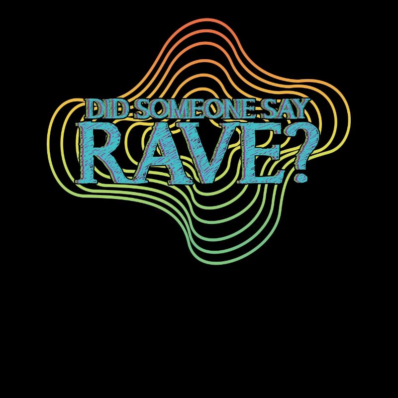 Raver Techno Rave Trance Hardtekk