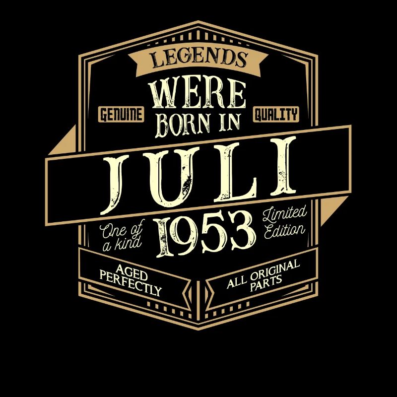Juli 1953 Geburtstag Mann