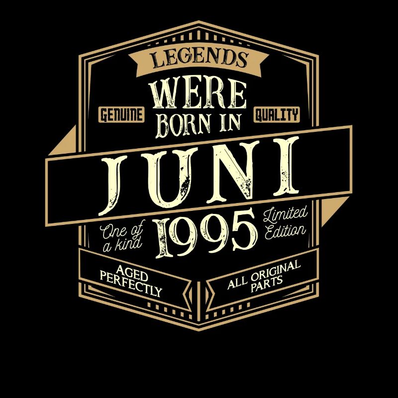 Juni 1995 Geburtstag Mann